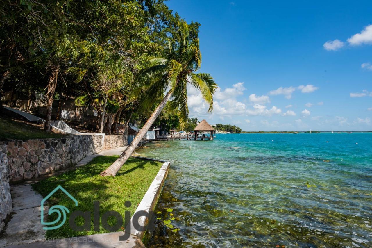 Villa Xtohil With Private Access To The Magic 7 Colors Lagoon Bacalar Exteriör bild
