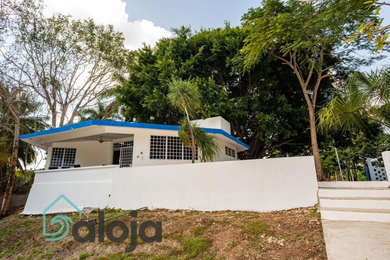 Villa Xtohil With Private Access To The Magic 7 Colors Lagoon Bacalar Exteriör bild
